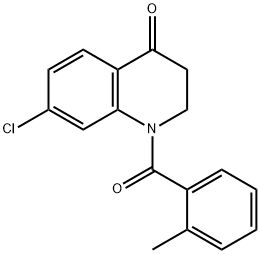 7-氯-1-(2-甲基苯甲酰)-2,3-二氢喹啉-4(1H)-酮