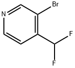 Pyridine, 3-bromo-4-(difluoromethyl)- (9CI)