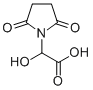 1-Pyrrolidineacetic  acid,  -alpha--hydroxy-2,5-dioxo-
