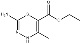 4H-1,3,4-Thiadiazine-6-carboxylicacid,2-amino-5-methyl-,ethylester(9CI)