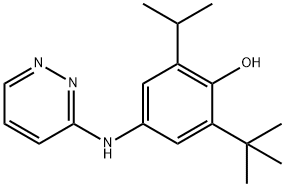 2-(1,1-二甲基乙基)-6-(1-甲基乙基)-4-(3-哒嗪基氨基)苯酚