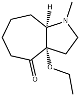 Cyclohepta[b]pyrrol-4(1H)-one, 3a-ethoxyoctahydro-1-methyl-, cis- (9CI)