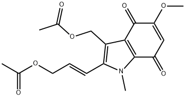 [(E)-3-[3-(acetyloxymethyl)-5-methoxy-1-methyl-4,7-dioxo-indol-2-yl]prop-2-enyl] acetate