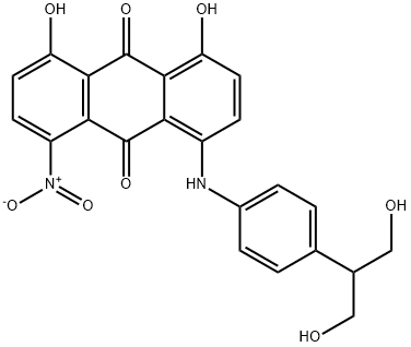 4-[4-(1,3-dihydroxyprop-2-yl)phenylamino]-1,8-dihydroxy-5-nitroanthraquinone