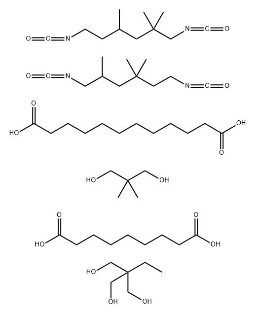 Dodecanedioic acid, polymer with 1,6-diisocyanato-2,2,4-trimethylhexane, 1,6-diisocyanato-2,4,4-trimethylhexane, 2,2-dimethyl-1,3-propanediol, 2-ethyl-2-(hydroxymethyl)-1,3-propanediol and nonanedioic acid