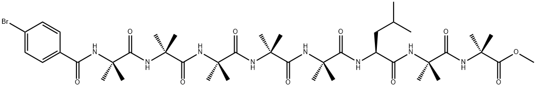 4-bromobenzoyl-(alpha-aminoisobutyric acid)(5)-leucyl-(alpha-aminoisobutyric acid)(2)-methoxy