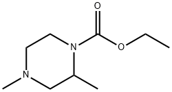 1-Piperazinecarboxylicacid,2,4-dimethyl-,ethylester(9CI)