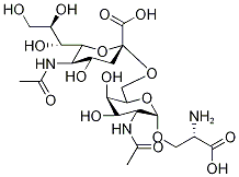 2-乙酰氨基-6-O-(Α-2-N-乙酰神经氨酰基)-2-脱氧-Α-D-吡喃半乳糖基丝氨酸