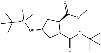 (2S,4R)-1-tert-butyl2-methyl4-((tert-butyldimethylsilyl)oxy)pyrrolidine-1,2-dicarboxylate(WX191960)