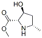 L-Proline, 3-hydroxy-5-methyl-, methyl ester, (2alpha,3beta,5alpha)- (9CI)