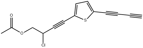 2-(4-acetoxy-3-chloro-1-butyn-1-yl)-5-(1,3-butadiyn-1-yl)thiophene