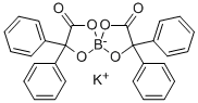 Potassium bis[α-(hydroxy-kO)-α-phenylbenzeneacetato(2-)-kO]borate(1-)