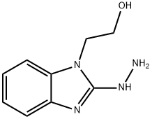 2H-Benzimidazol-2-one,1,3-dihydro-1-(2-hydroxyethyl)-,hydrazone(9CI)