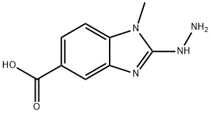 1H-Benzimidazole-5-carboxylicacid,2-hydrazino-1-methyl-(9CI)