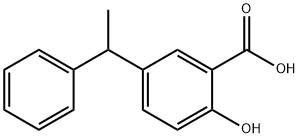 2-Hydroxy-5-(1-phenylethyl)benzoic acid