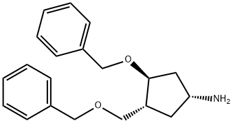 (1R, 3S, 4R)-3-Benzyloxy-4-(benzyloxymethyl)cyclopentanamine