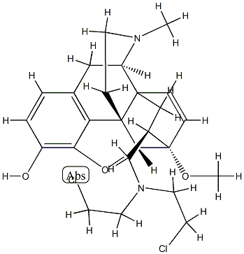 7-bis(beta-chloroethyl)aminomethyl-6,14-endoethenotetrahydrooripavine