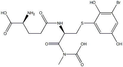 2-bromo-6-(glutathion-S-yl)hydroquinone