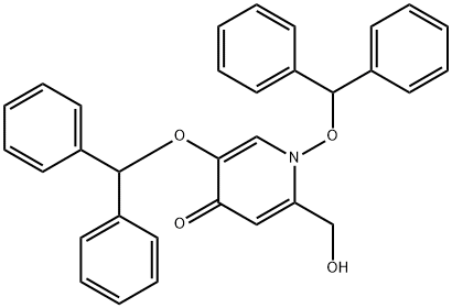 1,5-二(二苯甲基氧代)-2-(羟甲基)吡啶-4(1H)-酮