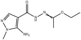ETHYL N-[(5-AMINO-1-METHYL-1H-PYRAZOL-4-YL)CARBONYL]ETHANEHYDRAZONOATE