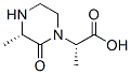 1-Piperazineaceticacid,-alpha-,3-dimethyl-2-oxo-,[S-(R*,R*)]-(9CI)