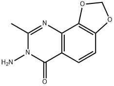 1,3-Dioxolo[4,5-h]quinazolin-6(7H)-one,  7-amino-8-methyl-