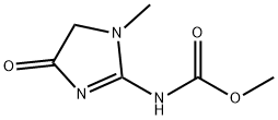 Carbamic  acid,  (4,5-dihydro-1-methyl-4-oxo-1H-imidazol-2-yl)-,  methyl  ester  (9CI)
