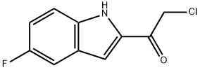 Ethanone, 2-chloro-1-(5-fluoro-1H-indol-2-yl)- (9CI)