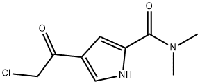 1H-Pyrrole-2-carboxamide, 4-(chloroacetyl)-N,N-dimethyl- (9CI)