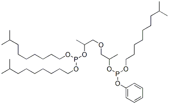 phosphorous acid, 2-[2-[[bis(isodecyloxy)phosphino]oxy]propoxy]-1-methylethyl isodecyl phenyl ester