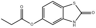 2(3H)-Benzothiazolone,5-(1-oxopropoxy)-(9CI)