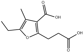 3-carboxy-4-methyl-5-ethyl-2-furanpropionic acid