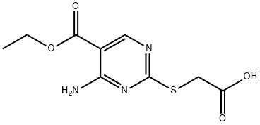 2-{[4-胺-5-(乙氧基羰基)嘧啶-2-基]硫烷基}乙酸