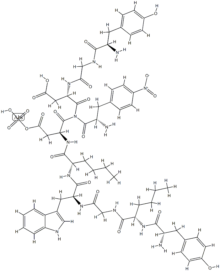 cholecystokinin (26-33), Tyr-Gly-(Nle(28,31),4-NO2-Phe(33))