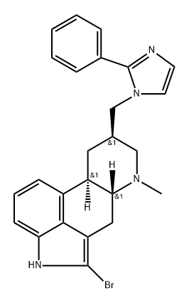2-Bromo-6-methyl-8β-[(2-phenyl-1H-imidazol-1-yl)methyl]ergoline