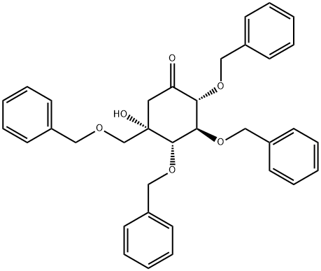 (2R,3S,4S,5S)-5-羟基-2,3,4-三(苄氧基)-5-[(苄氧基)甲基]-环己酮