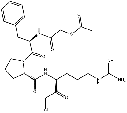 N(alpha)-((acetylthio)acetyl)-phenylalanyl-prolyl-arginine chloromethyl ketone