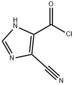 1H-Imidazole-4-carbonyl chloride, 5-cyano- (9CI)