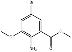 2-氨基-5-溴-3-甲氧基苯甲酸甲酯