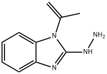 2H-Benzimidazol-2-one,1,3-dihydro-1-(1-methylethenyl)-,hydrazone(9CI)