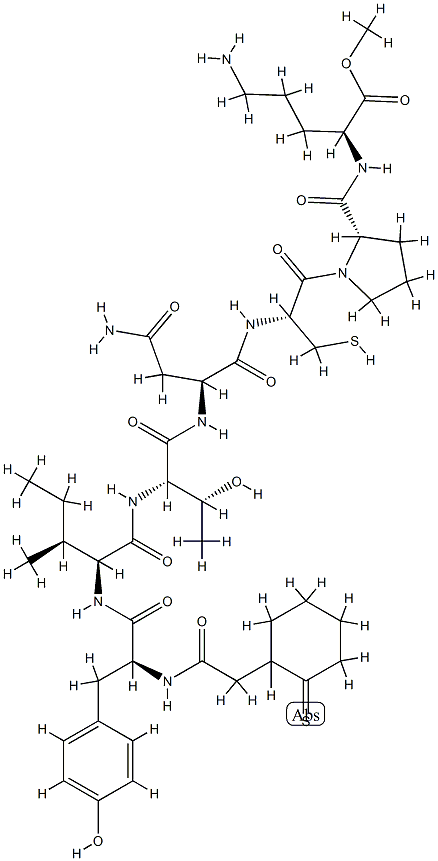 vasotocin, desGly(NH2)(9)d(CH2)5-Tyr(Me)(2)-Thr(4)-Orn(8)-