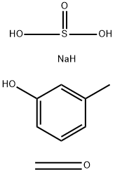 Sulfurous acid, monosodium salt, reaction products with m-cresol-formaldehyde polymer