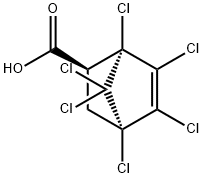 1,4,5,6,7,7-hexachlorobicyclo(2.2.1)hept-5-ene-2-carboxylic acid