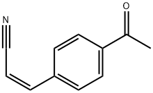 2-Propenenitrile, 3-(4-acetylphenyl)-, (Z)- (9CI)