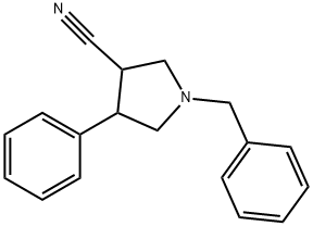 1-BENZYL-4-PHENYL-PYRROLIDINE-3-CARBONITRILE