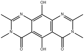 Pyrimido[5,4-g]quinazoline-4,6(3H,7H)-dione,  5,10-dihydroxy-2,3,7,8-tetramethyl-