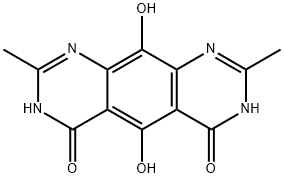 Pyrimido[5,4-g]quinazoline-4,6(1H,7H)-dione,  5,10-dihydroxy-2,8-dimethyl-  (9CI)