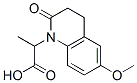 1(2H)-Quinolineacetic  acid,  3,4-dihydro-6-methoxy--alpha--methyl-2-oxo-