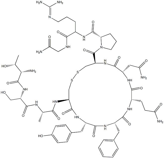 argipressin, Thr(10)-Ser(11)-Ala(12)-