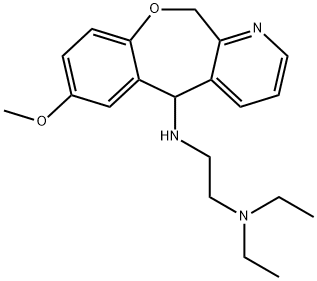 5-((2-(diethylamino)ethyl)amino)-7-methoxy-5,11-dihydro(1)benzoxepino(3,4-b)pyridine